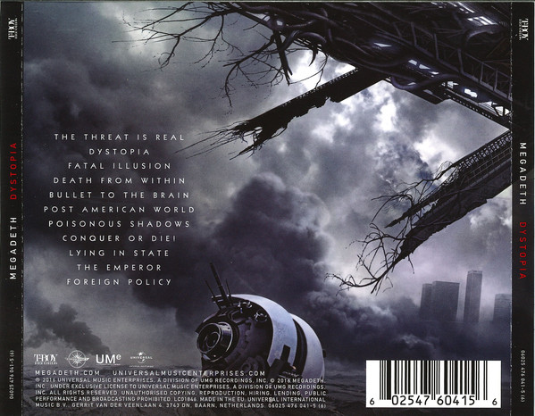 Megadeth – Dystopia CD