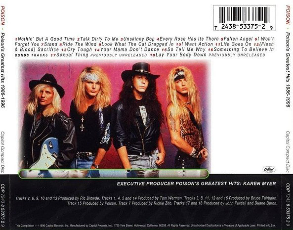 Poison – Poison's Greatest Hits 1986-199 CD