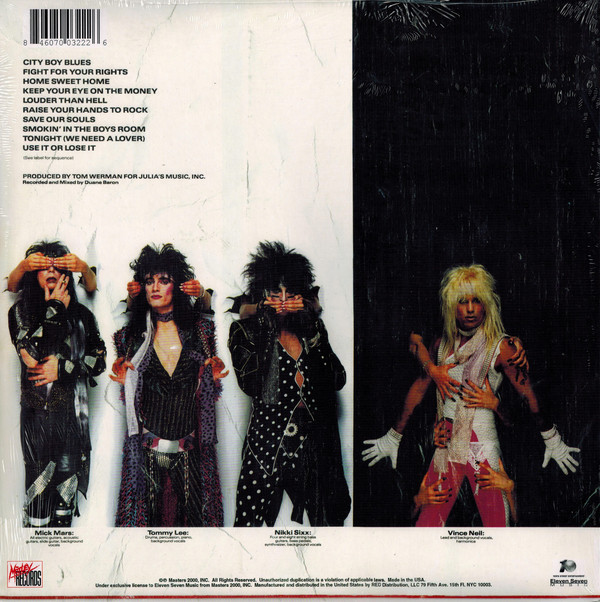Mötley Crüe – Theatre Of Pain VINILO