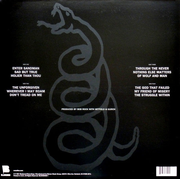 Metallica - Metallica Vinilo