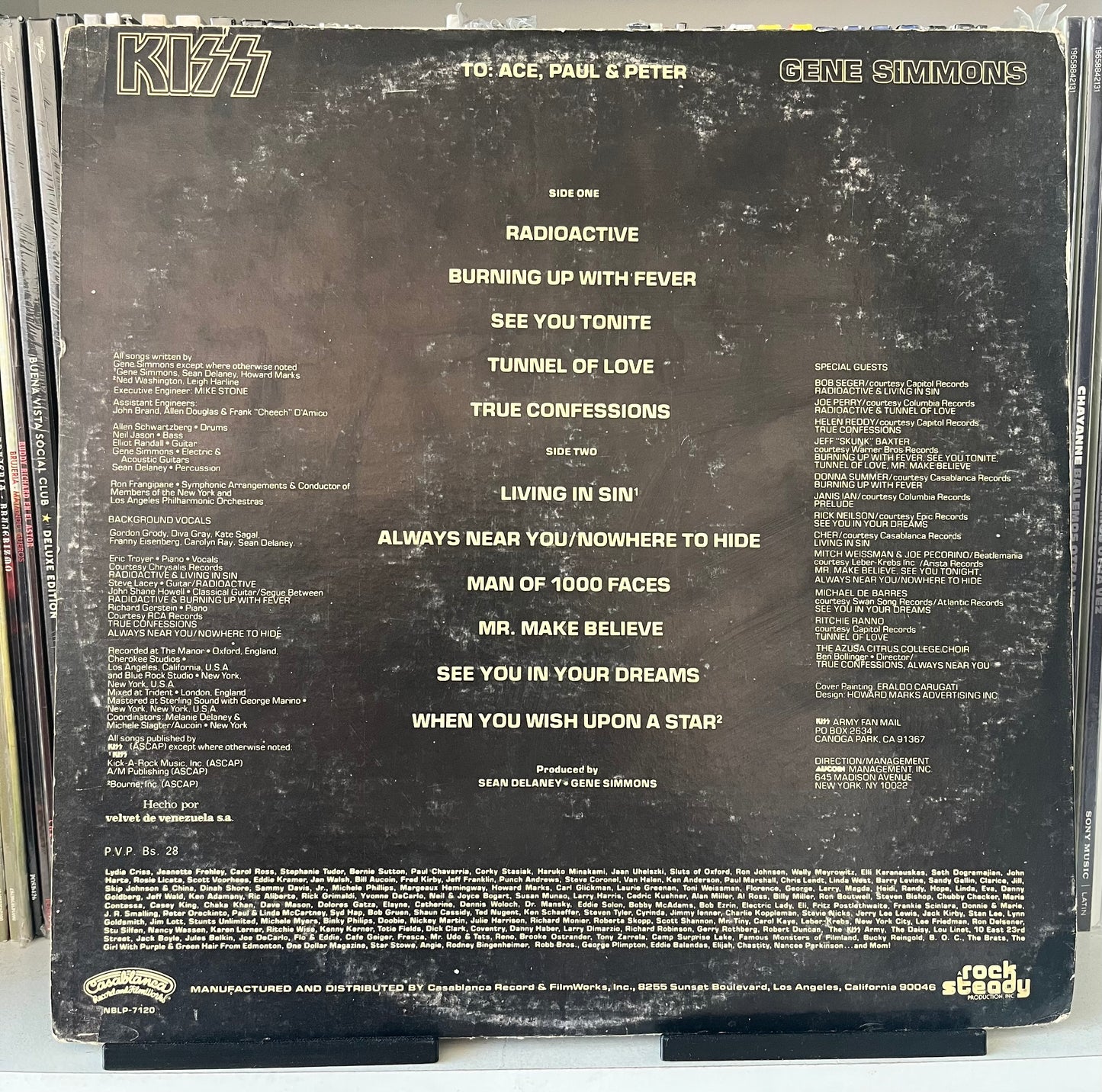 Kiss, Gene Simmons – Gene Simmons Vinilo de Epoca