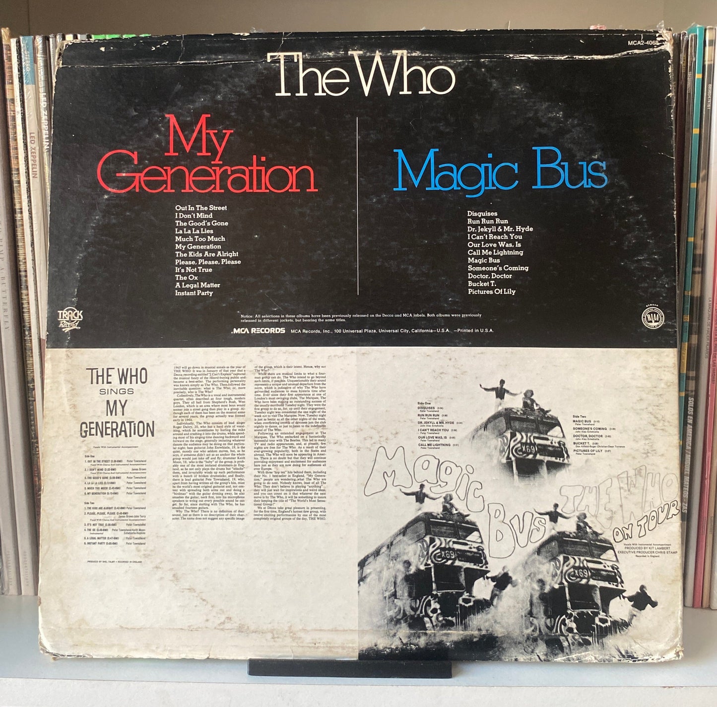 The Who – Magic Bus / The Who Sings My Generation Vinilo de epoca