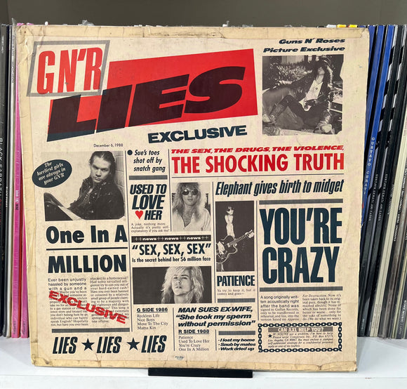 Guns N' Roses – G N' R Lies Vinilo de epoca