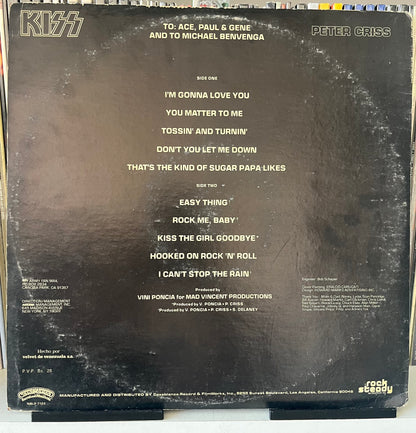 Kiss, Peter Criss – Peter Criss Vinilo de epoca