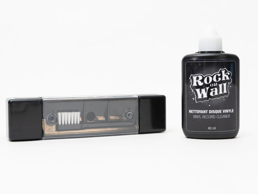 Kit de curatare vinyl rock on wall