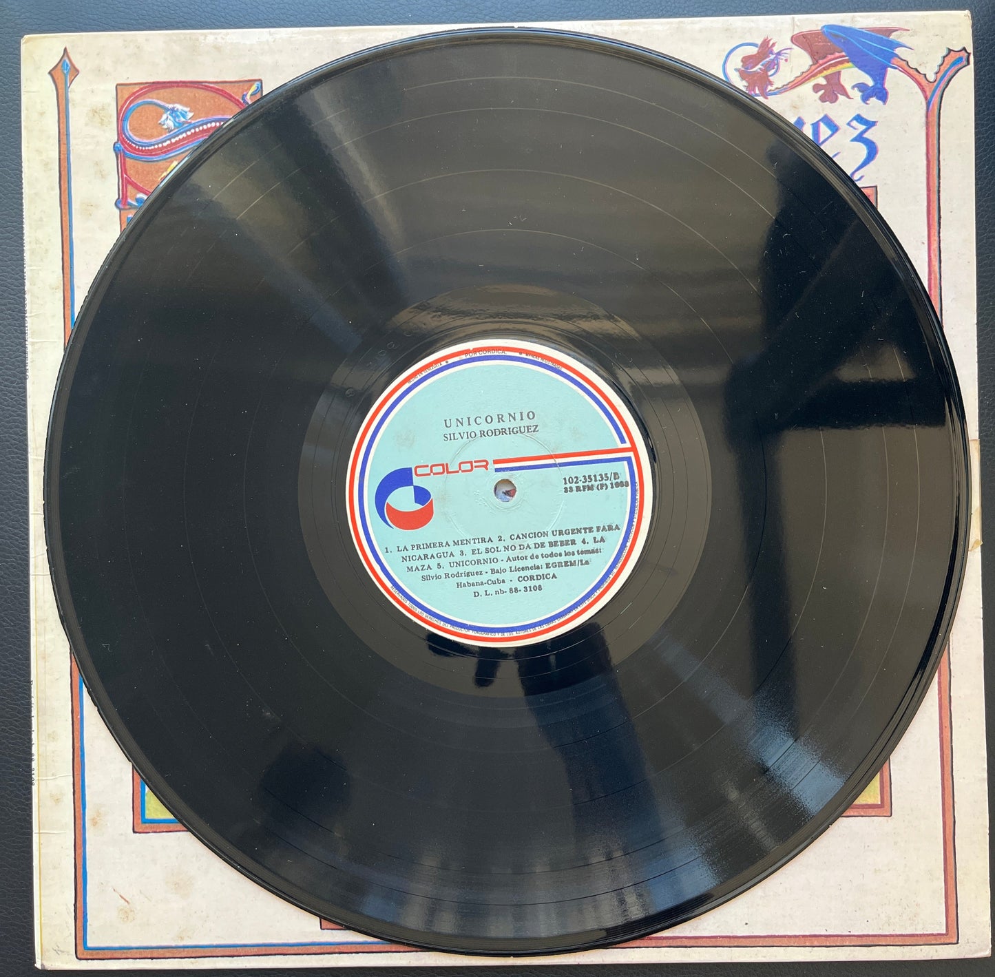 Silvio Rodríguez – Unicornio Vinilo de Época