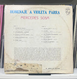 Mercedes Sosa – Homenaje A Violeta Parra Vinilo de epoca