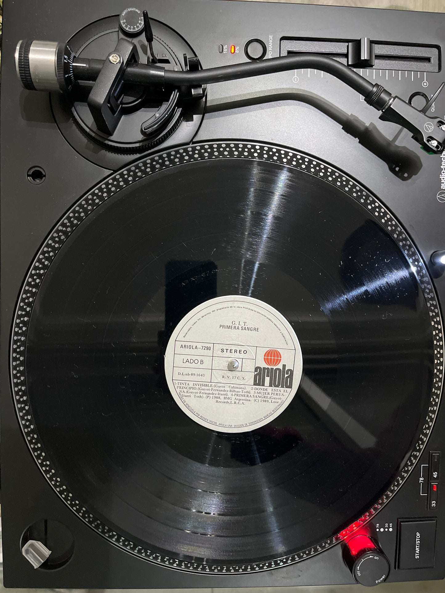 Git – Primera Sangre Vinilo de Epoca