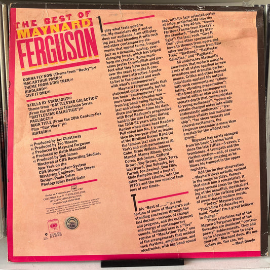 Maynard Ferguson – The Best Of Maynard Ferguson Vinilo de epoca