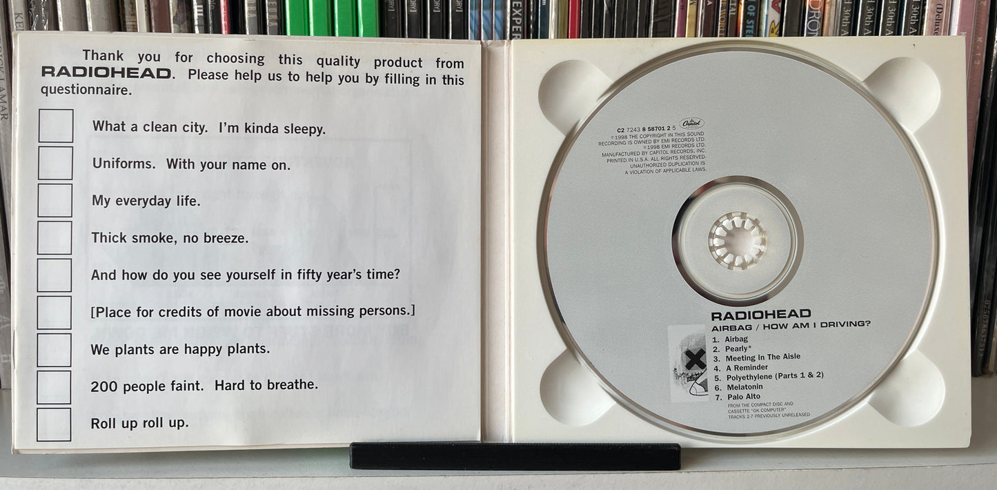 Radiohead – Airbag / How Am I Driving? CD