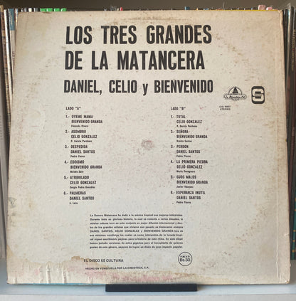 Daniel, Celio y Bienvenido – Los Tres Grandes De La Matancera Vinilo de epoca