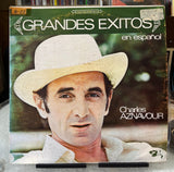 Charles Aznavour – Grandes Éxitos en Español Vinilo de epoca