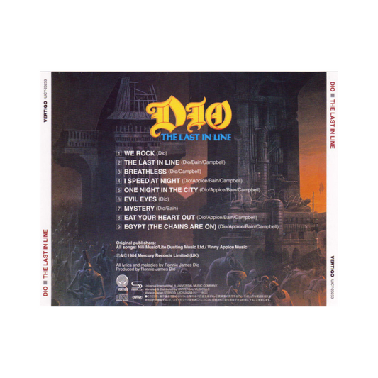 Dio – The Last In Line CD Edicion Japonesa