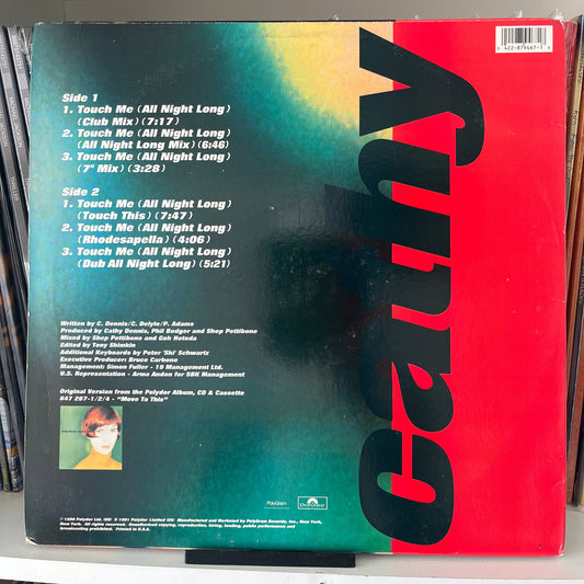 Cathy Dennis – Touch Me (All Night Long) Vinilo de Epoca