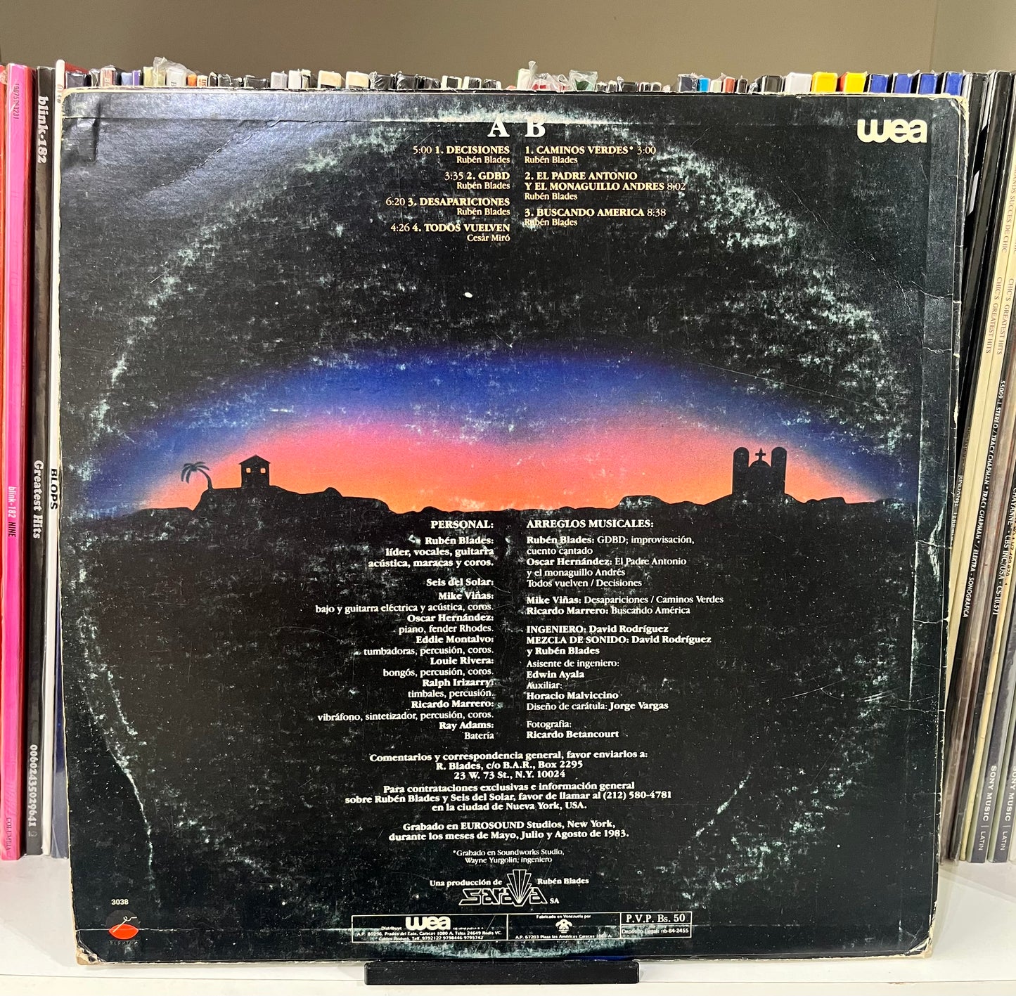 Ruben Blades Y Seis Del Solar – Buscando America Vinilo de epoca