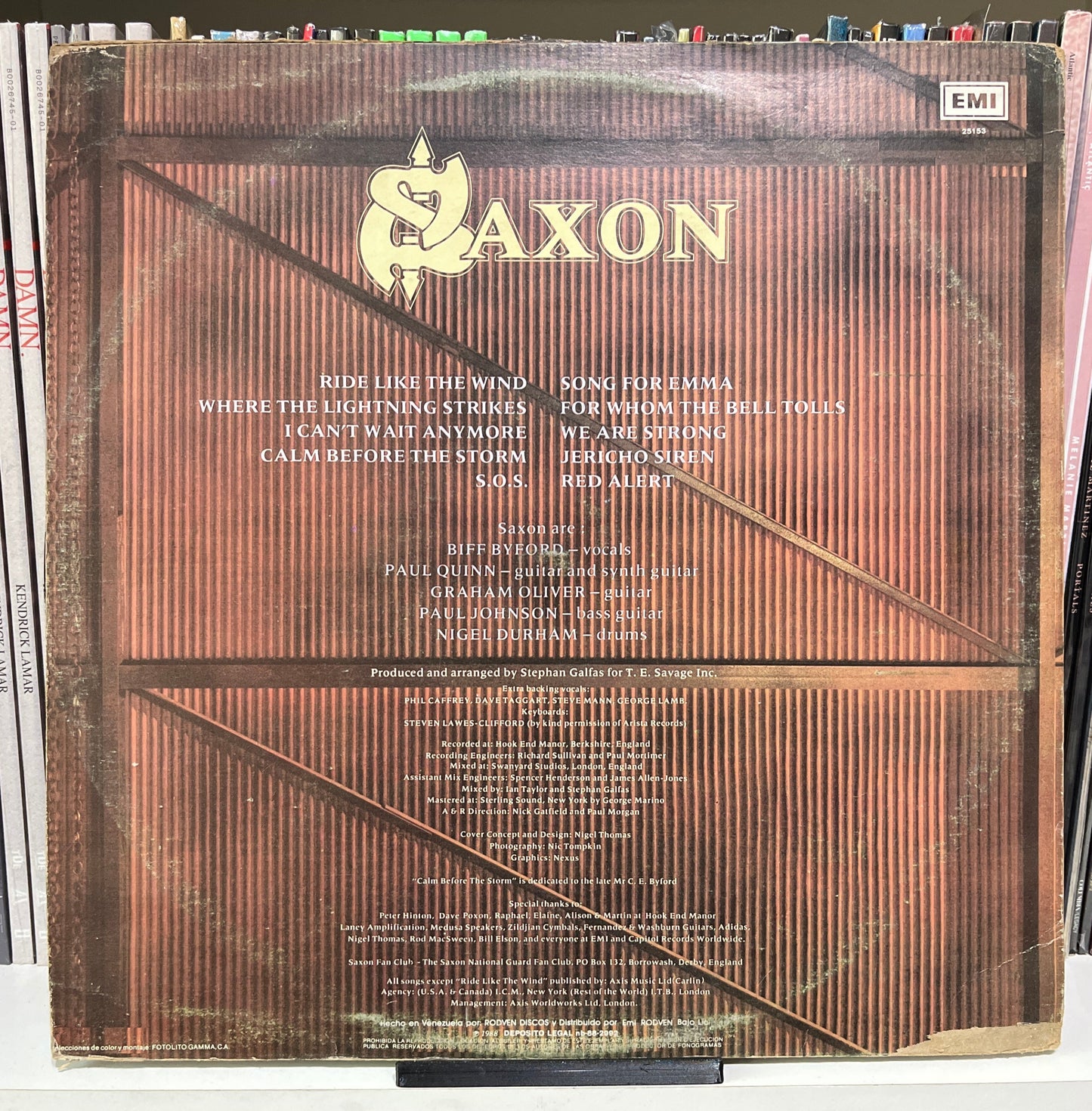 Saxon – Destiny Vinilo de epoca