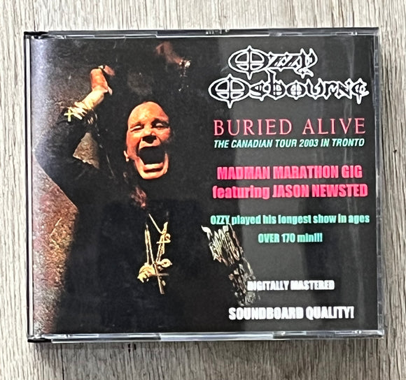 Ozzy Osbourne - Buried Alive 3 CD