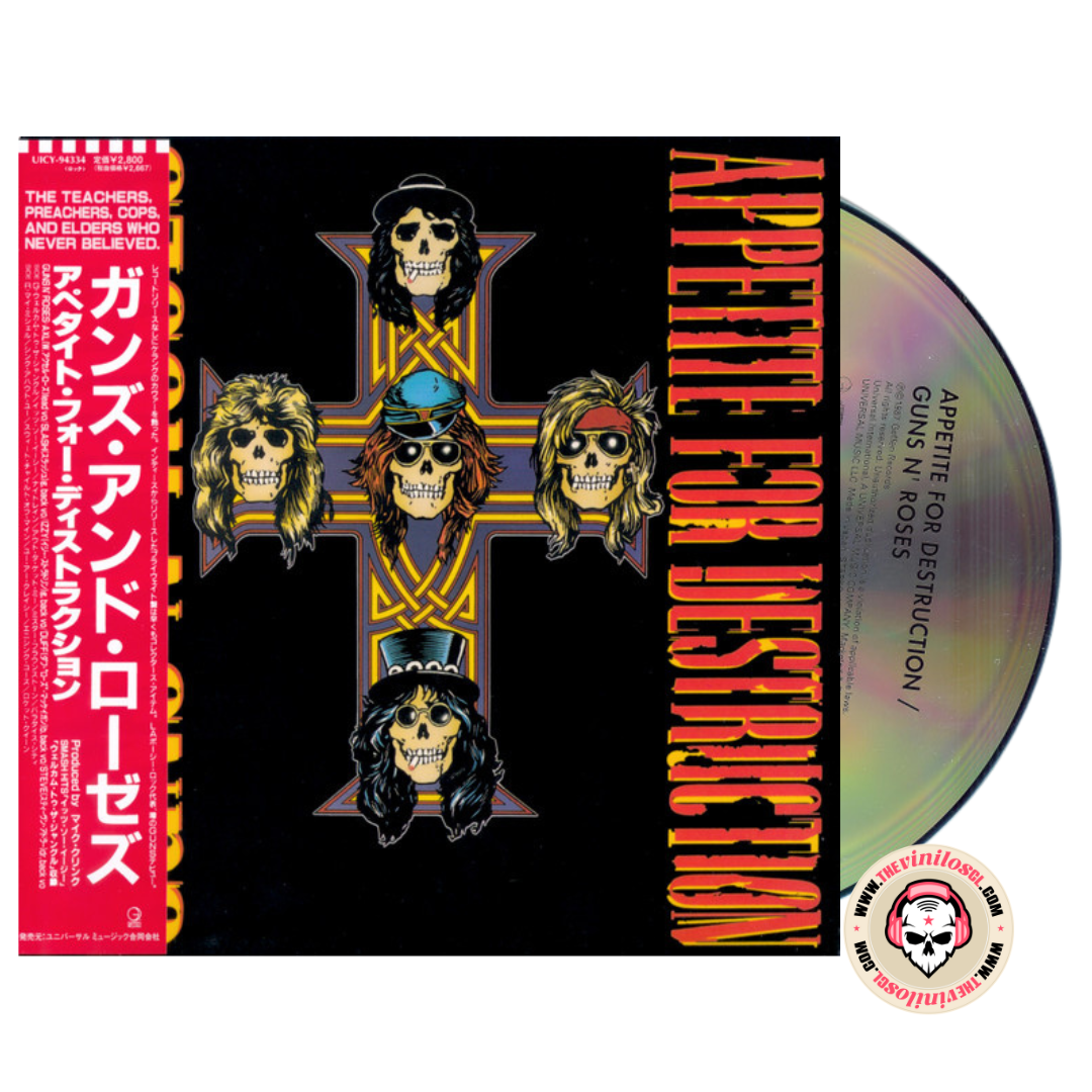 Guns N' Roses – Appetite For Destruction CD – The Viniloscl SPA
