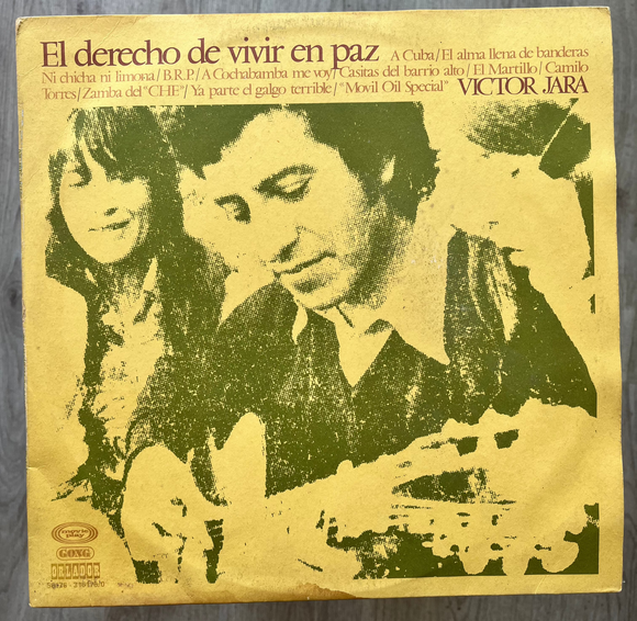 Victor Jara – El Derecho De Vivir En Paz Vinilo  De epoca