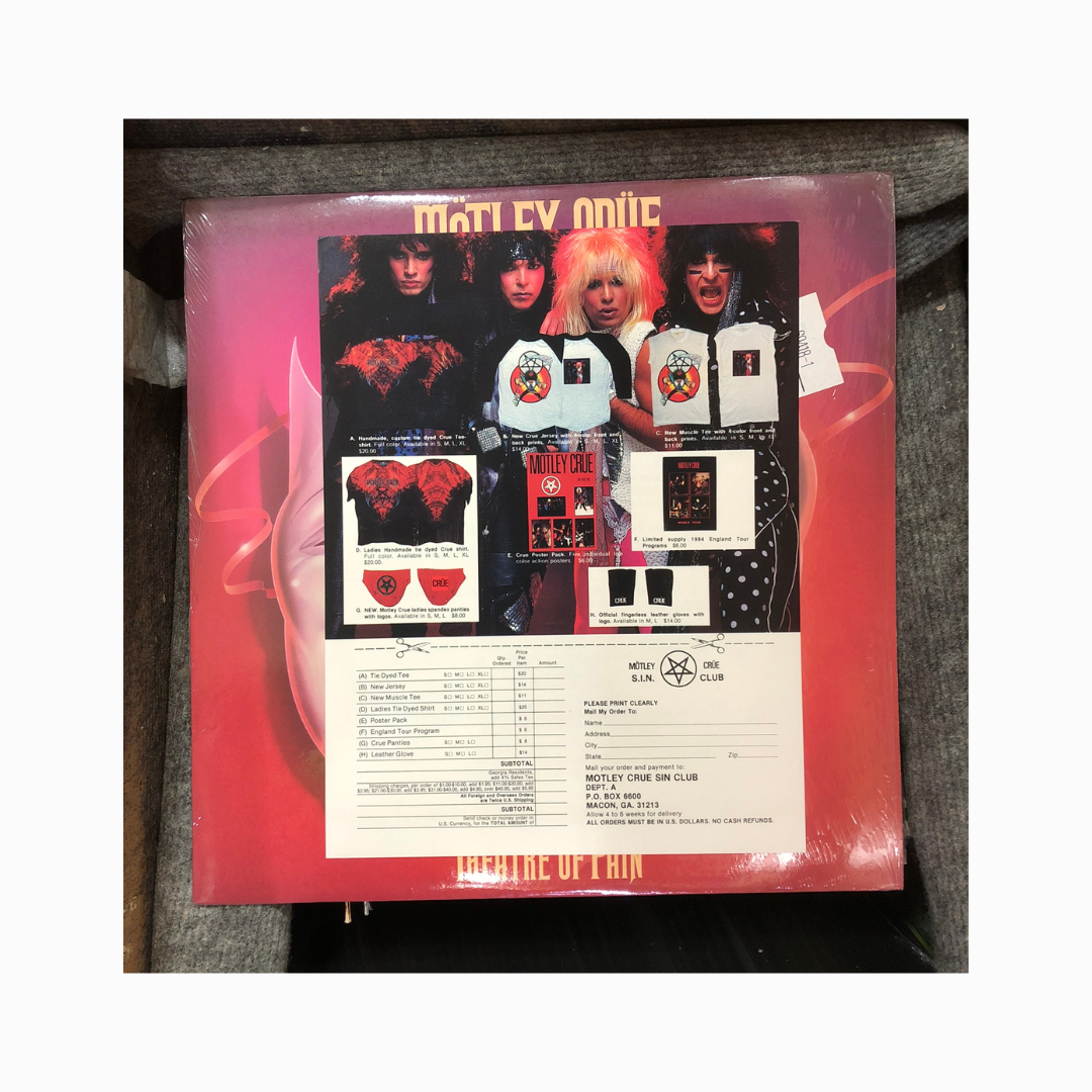 Mötley Crüe – Theatre Of Pain Vinilo de Epoca
