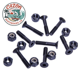 Set de Pernos Negros para Skateboard