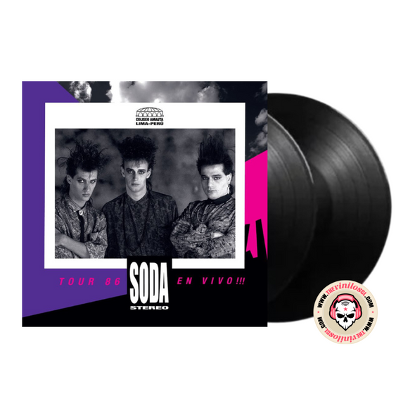 Soda Stereo – Coliseo Amauta, Lima-Perú Tour '86 En Vivo!!! Vinilo Edicion Limitada