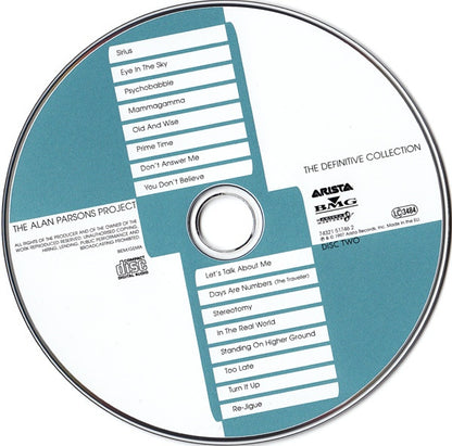 The Alan Parsons Project – The Definitive Collection CD