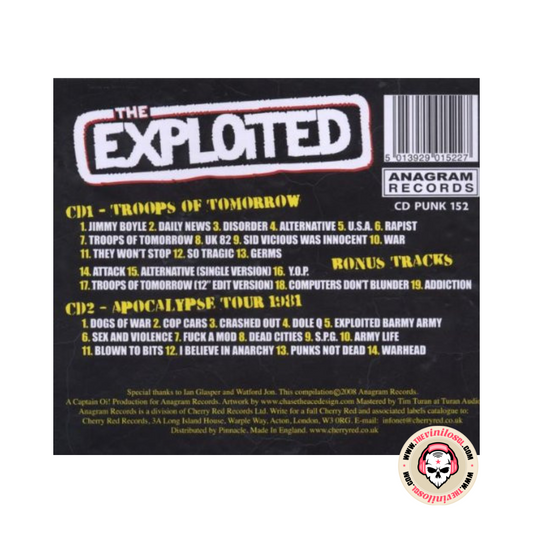 The Exploited – Troops Of Tomorrow / Apocalypse Tour 1981 CD