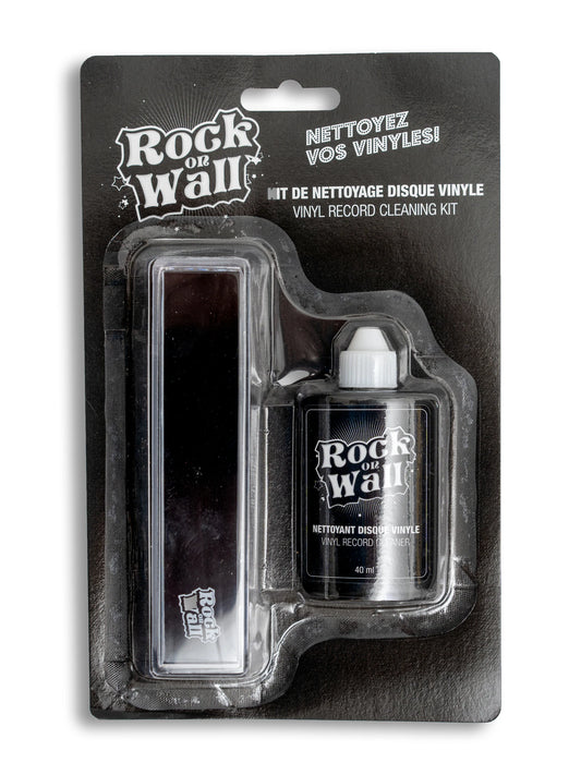 Kit de curatare vinyl rock on wall