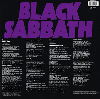 Black Sabbath ‎– Master Of Reality Vinilo