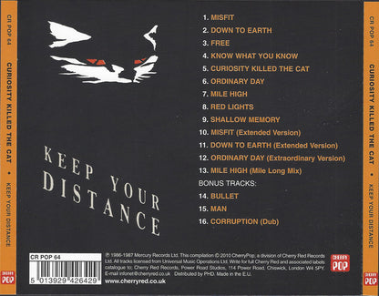 Curiosity Killed The Cat ‎– Keep Your Distance CD