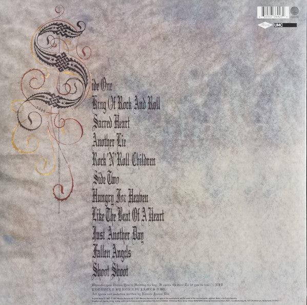 Dio ‎– Sacred Heart Vinilo