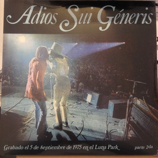 Sui Generis ‎– Adios Sui Géneris, Parte 2da Vinilo