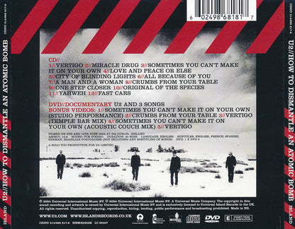 U2 – How To Dismantle An Atomic Bomb CD+DVD