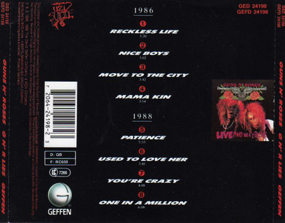 Guns N' Roses – G N' R Lies CD