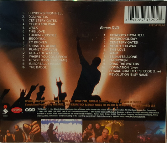 PANTERA	 REINVENTING THE STEEL THE BEST OF - CD+DVD