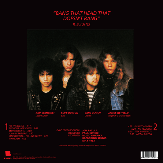 Metallica - Kill Em All - Vinilo